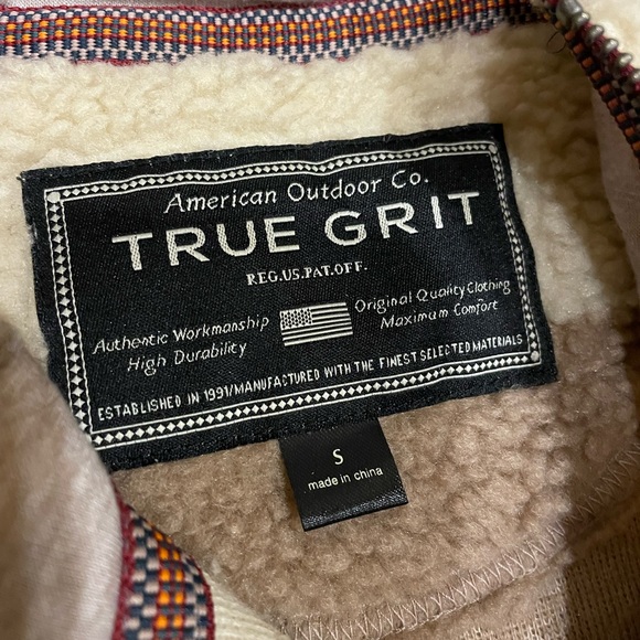 True Grit Sherpa Fleece Teddy Bear Hoodie SIZE:S - Picture 5 of 5